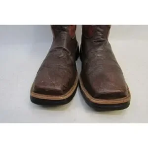 TONY LAMA Mens Size 10.5 D Brown Orange Leather Buckaroo Cowboy Western Boots Tony Lama | Shoes | Tony Lama Mens Size 5 D Brown Orange  main image 3